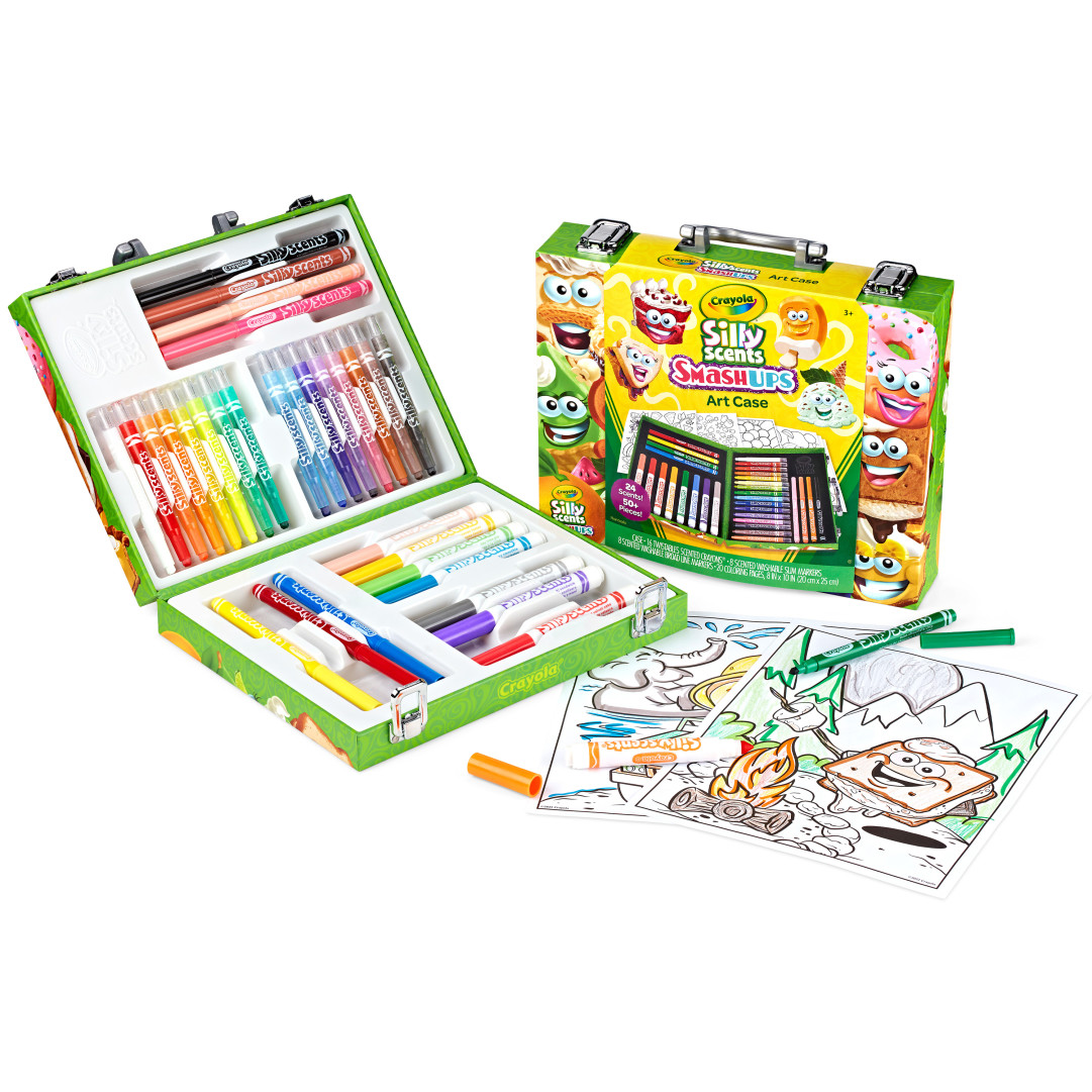 Crayola® Silly Scents® SmashUps - Mini Art Case Contents