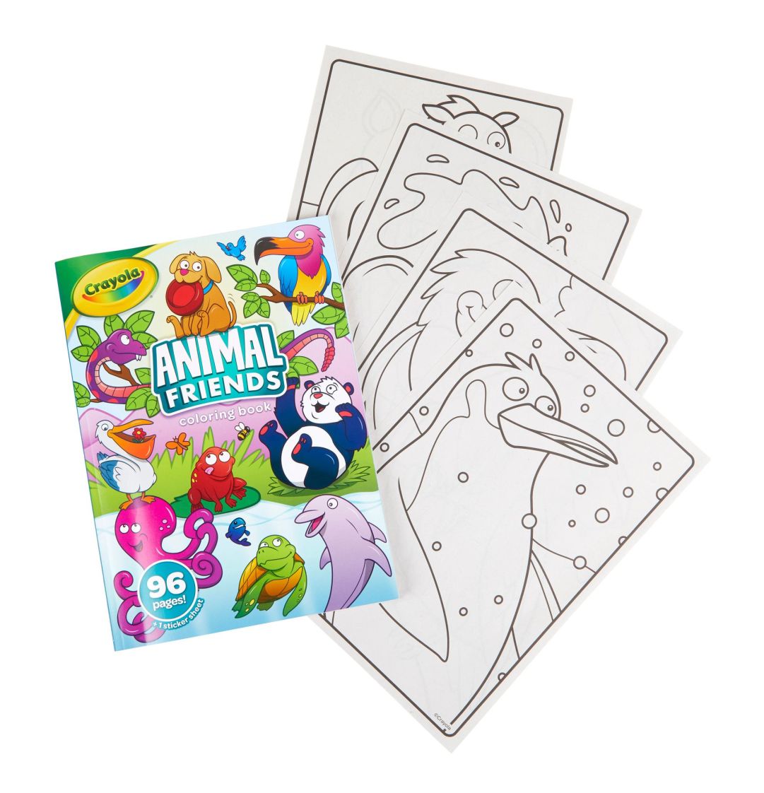 96pg Colouring Book - Animal Friends Contents
