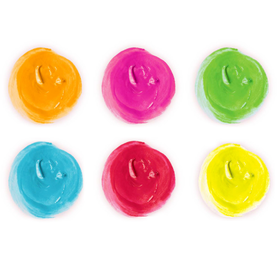 Crayola® Washable Paint - 6 Neon Colors paint swatches