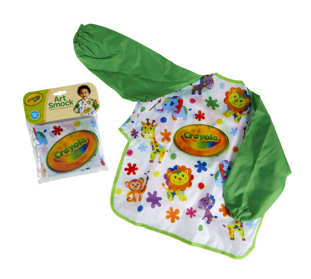 Crayola® Young Kids - Art Smock packaging and contents.