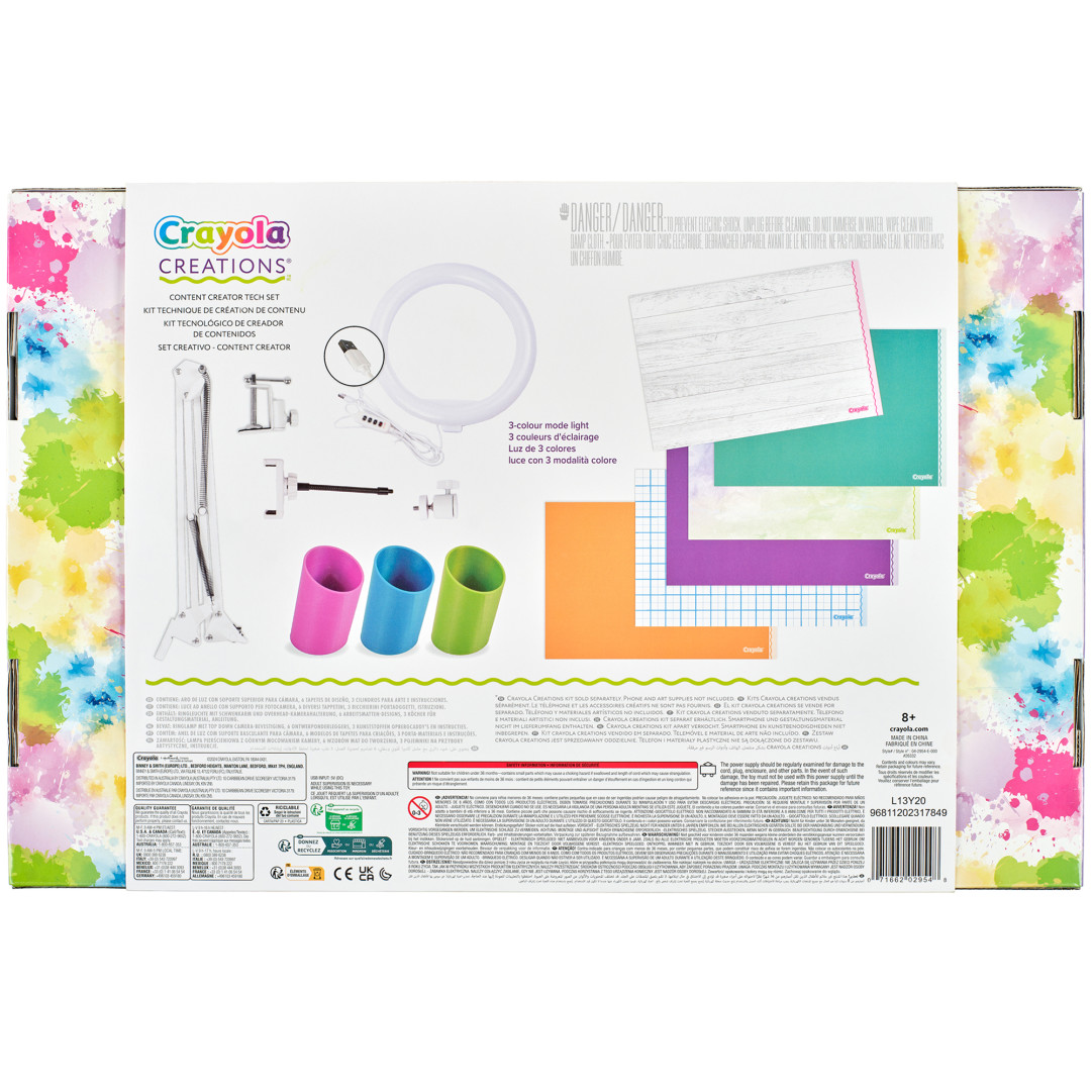 Crayola® Creations® - Content Creator Tech Set Back view