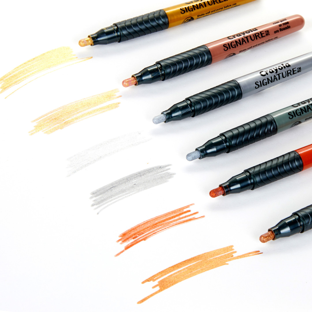 Signature™ - 6 Liquid Metal Markers Contents