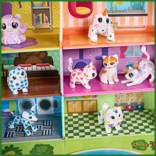 Collect all of the friends and let them live together in their own home.