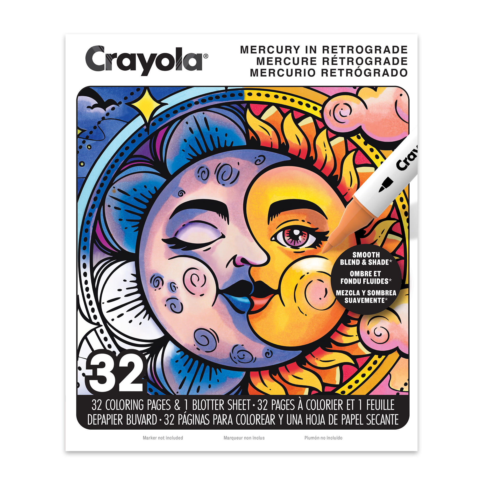 Crayola Aged_Up_ColouringBook_Mercury_in_Retrograde
