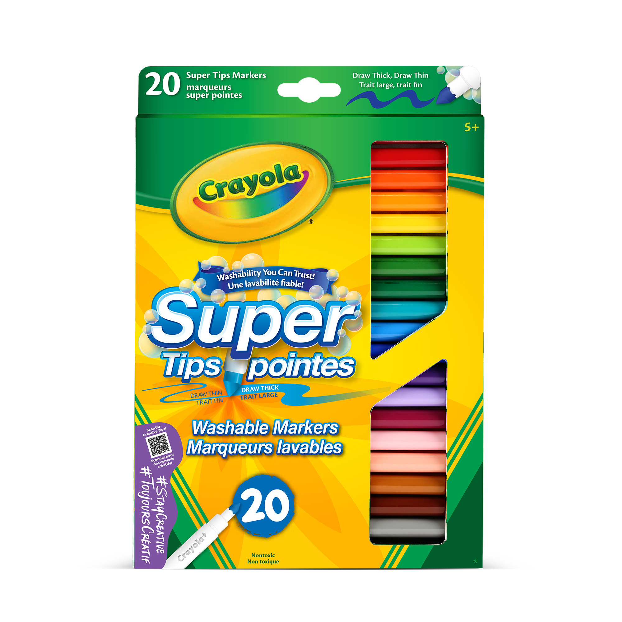 Crayola Super Tips Markers 20 Count