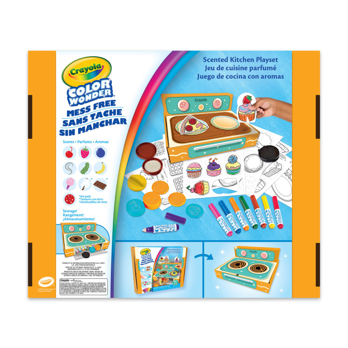 Color Wonder Scented Kitchen PlaysetBack view