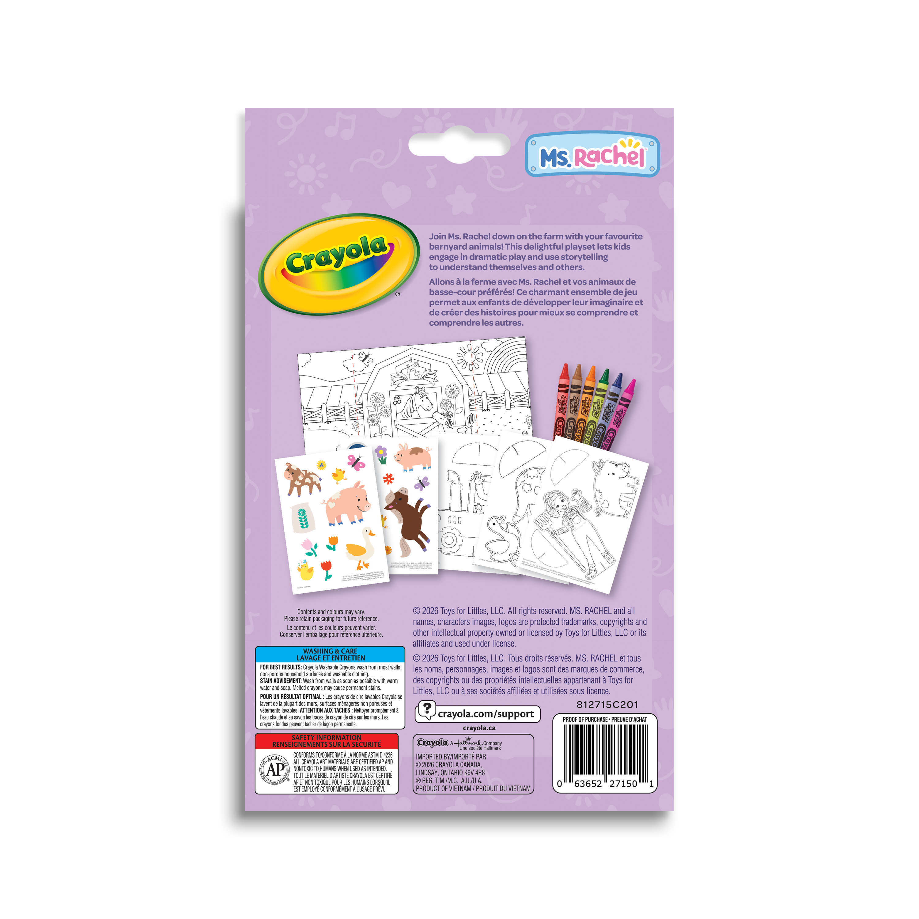 Crayola Ms. Rachel Colouring Farm Playset