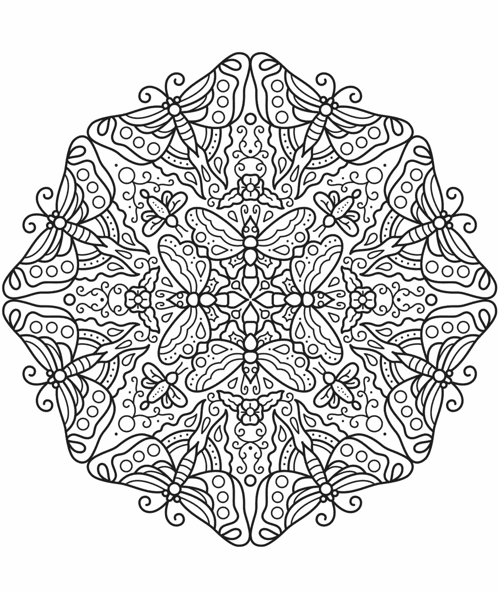 Butterfly Mandala