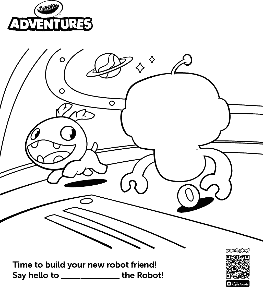 Crayola Adventures Robot Friend