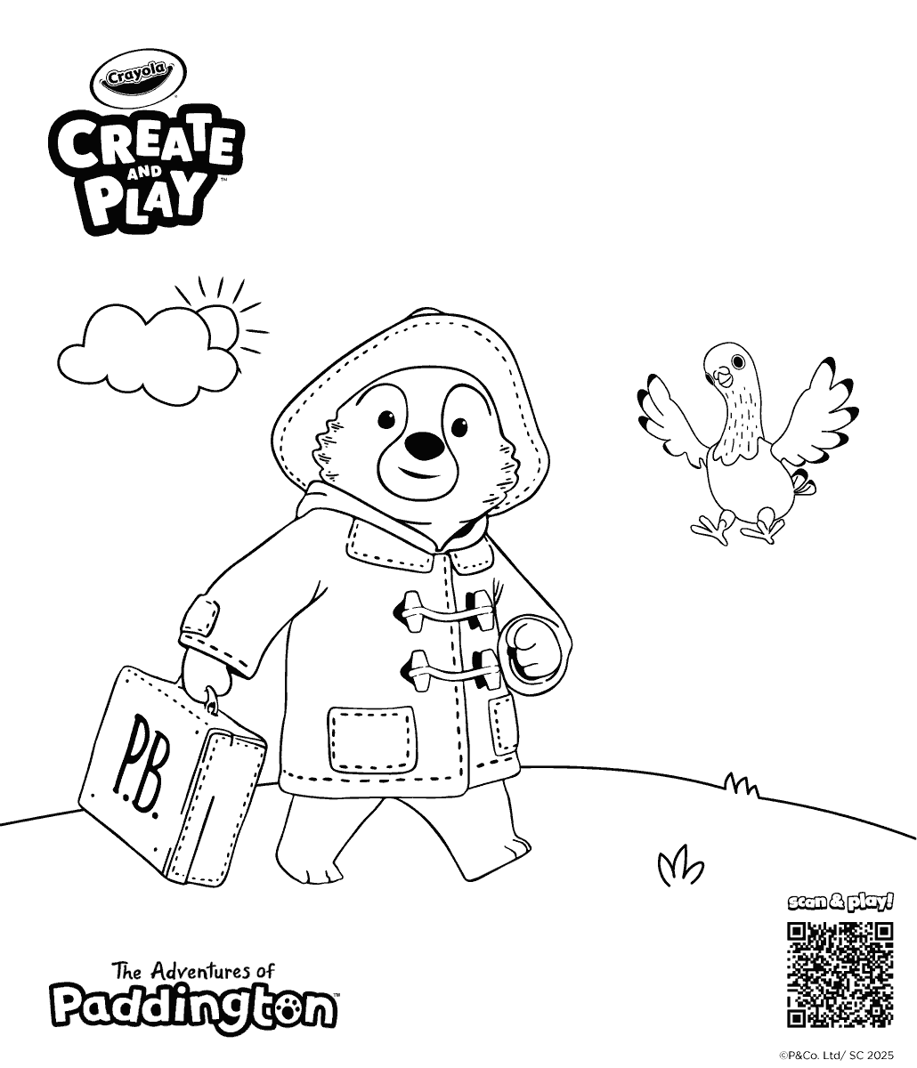 Create and Play 39 s Paddington Bear - Create And Play S Paddington Bear Free Coloring Page 