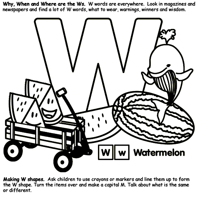 Alphabet W