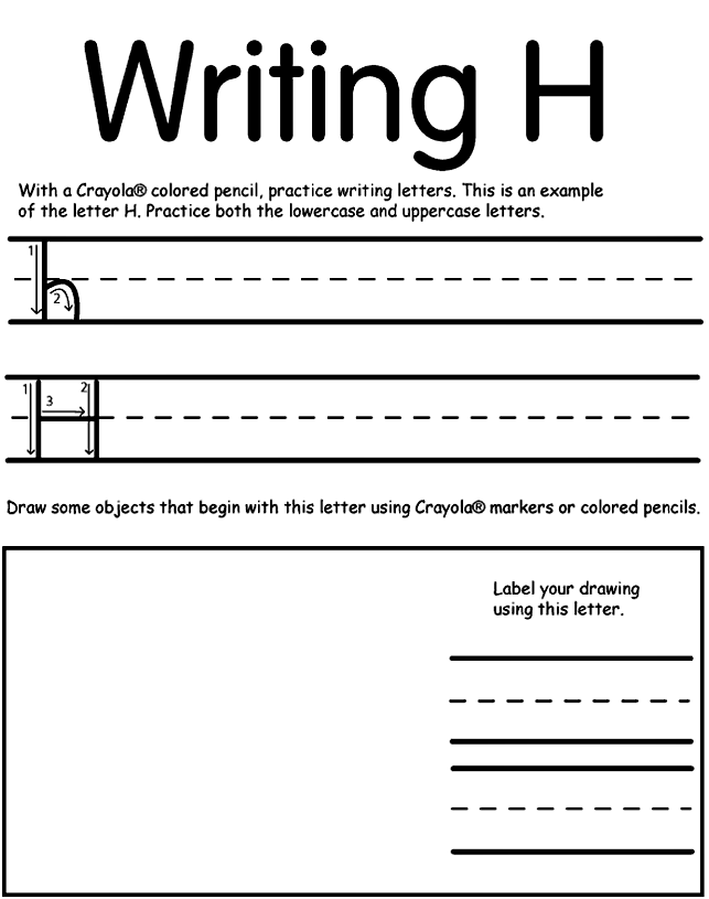 Print H