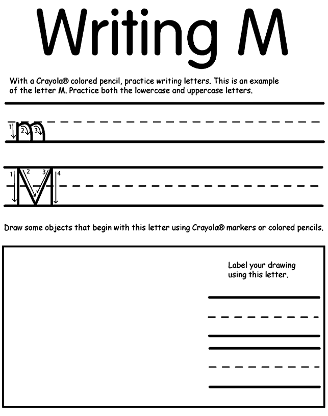 Print M