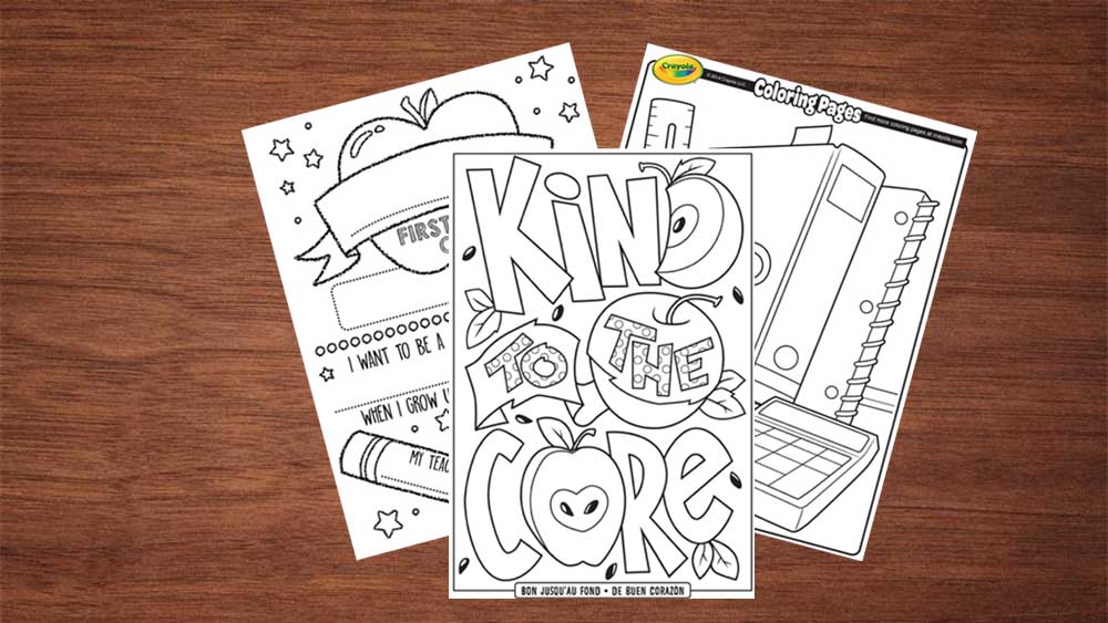 Back to School coloring pages