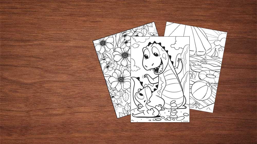 Global colouring pages