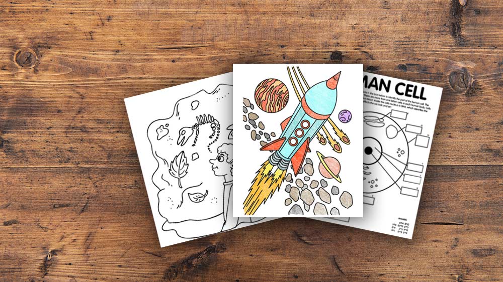 Science Coloring Pages