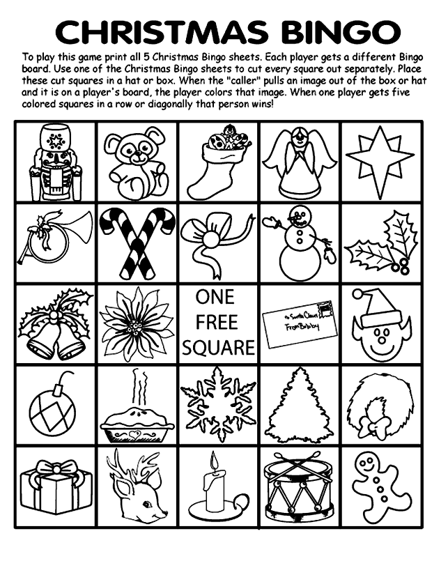 Christmas Bingo Board No.4