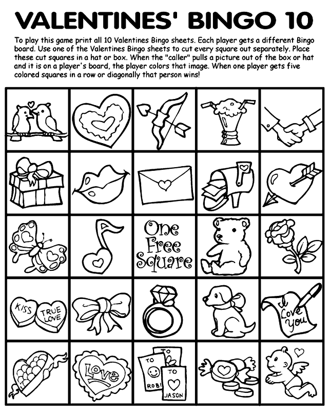 Valentines' Bingo 10