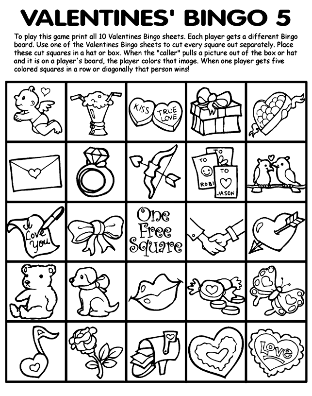 Valentines' Bingo 5