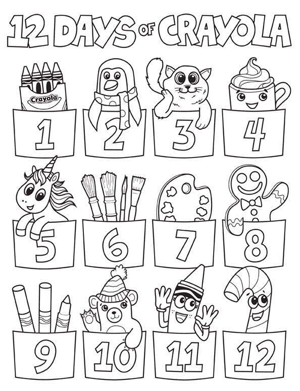 12 Days of Crayola