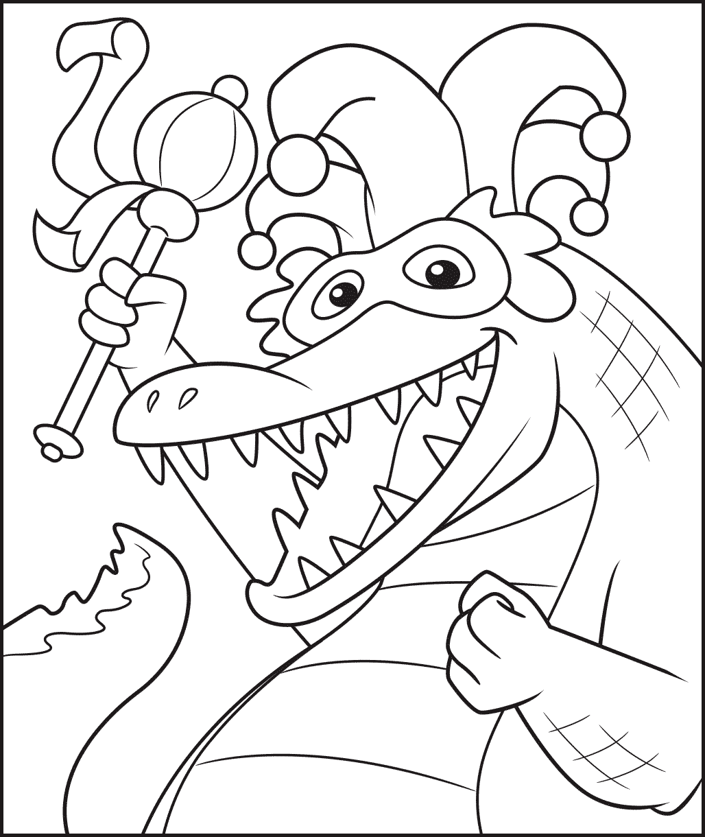 Mardi Gras Alligator
