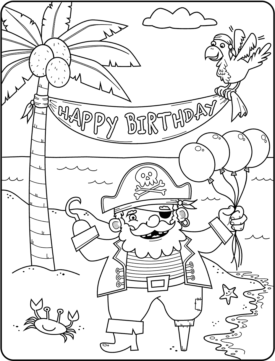 Happy Birthday Pirate