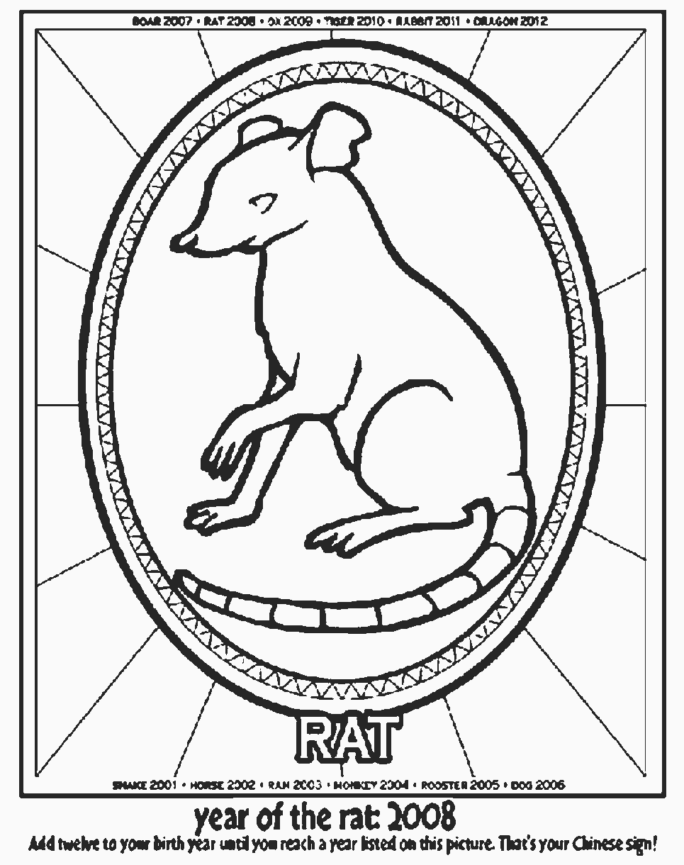 Lunar New Year Year of the Rat