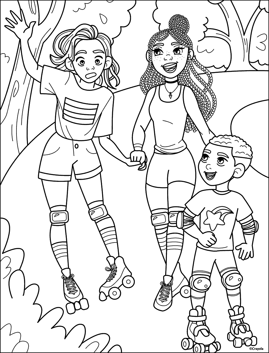 Pride Month Rollerskating