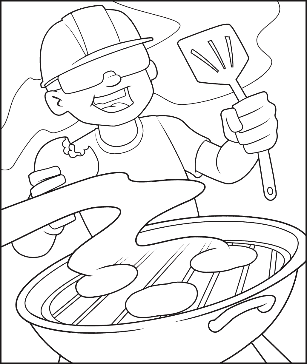 Grillin' Some Burgers!