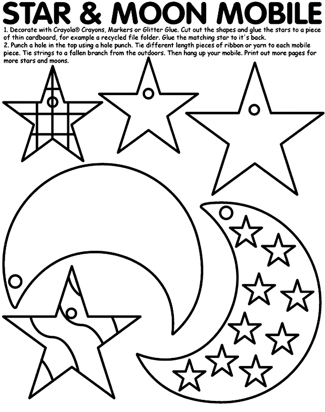 Star and Moon Mobile