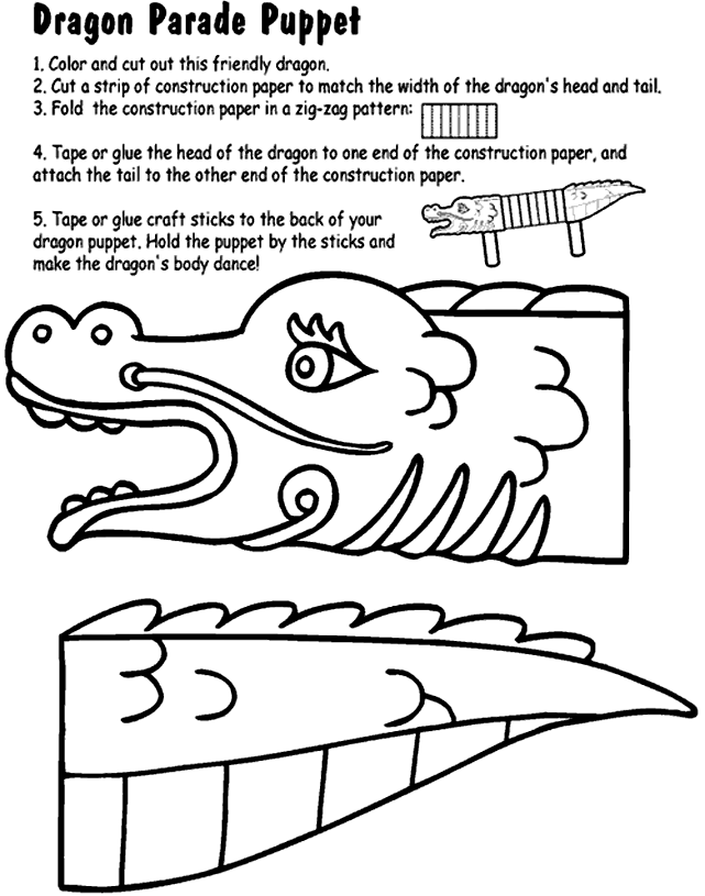 Dragon Parade Puppet