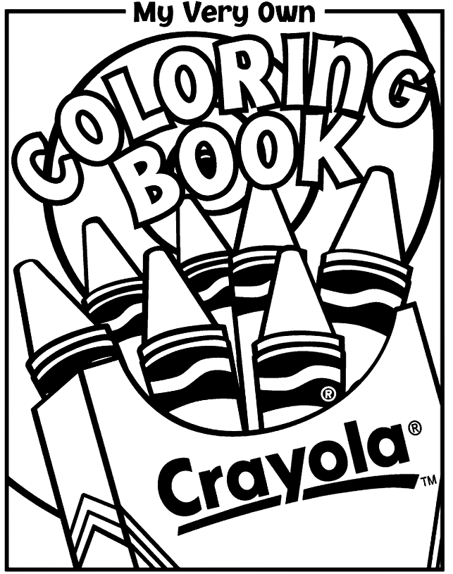 My Very Own Coloring Book Cover