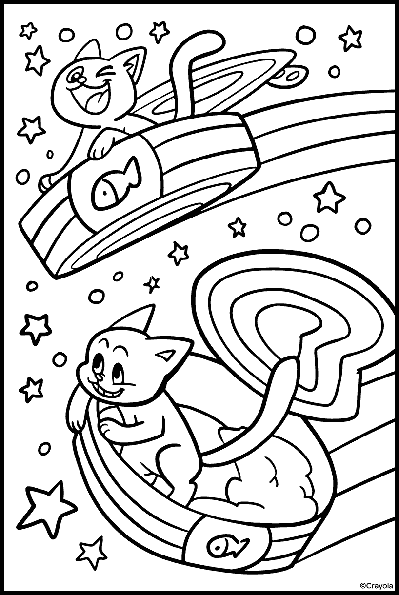 Gatos cósmicos Platillos voladores