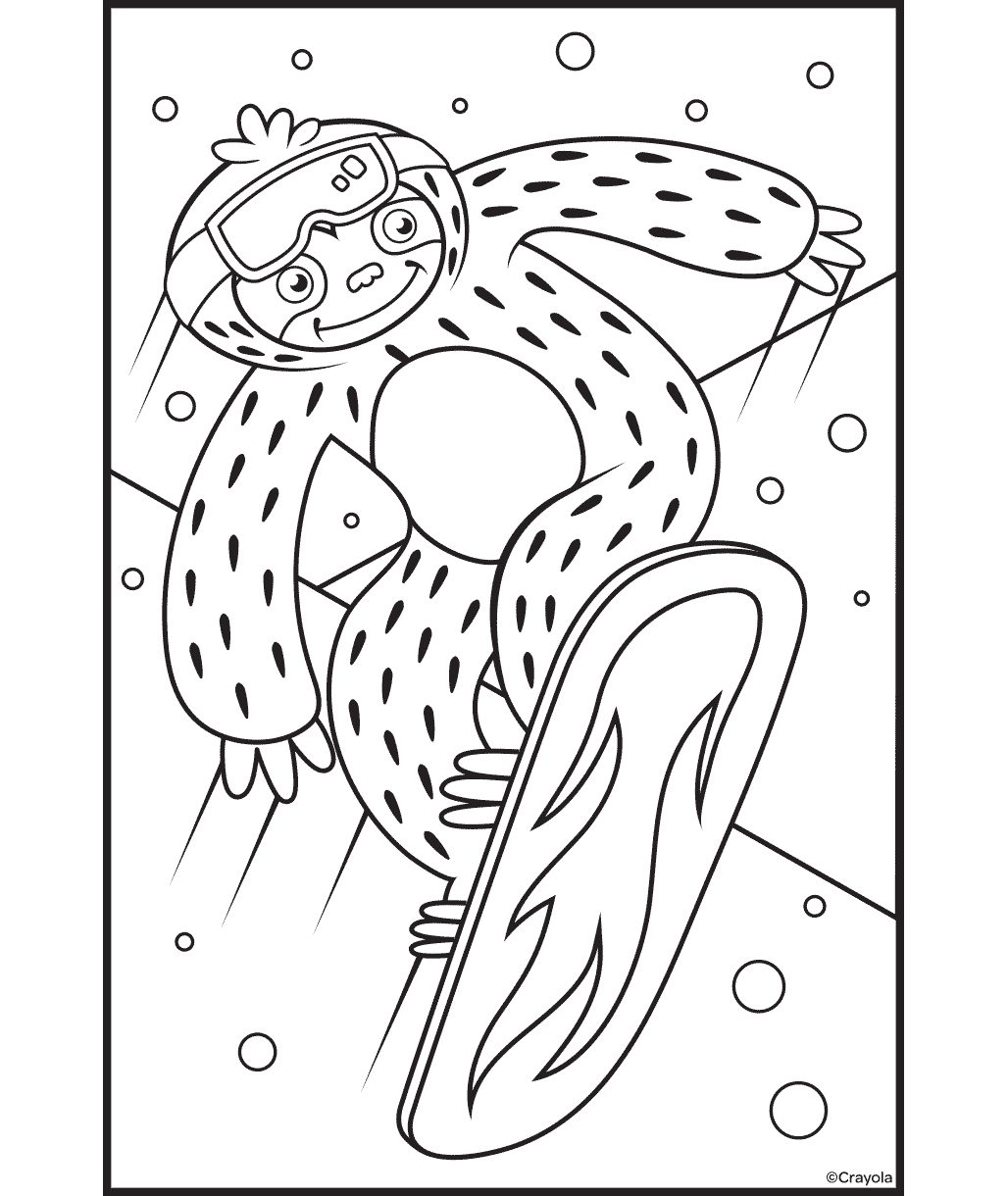 Perezosos Amor Llamas Snowboard