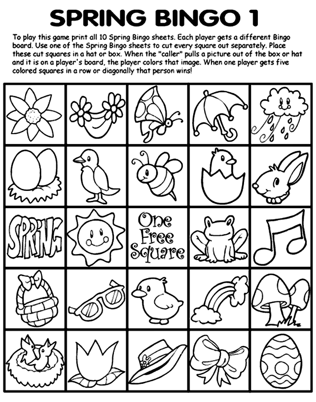 Spring Bingo 1