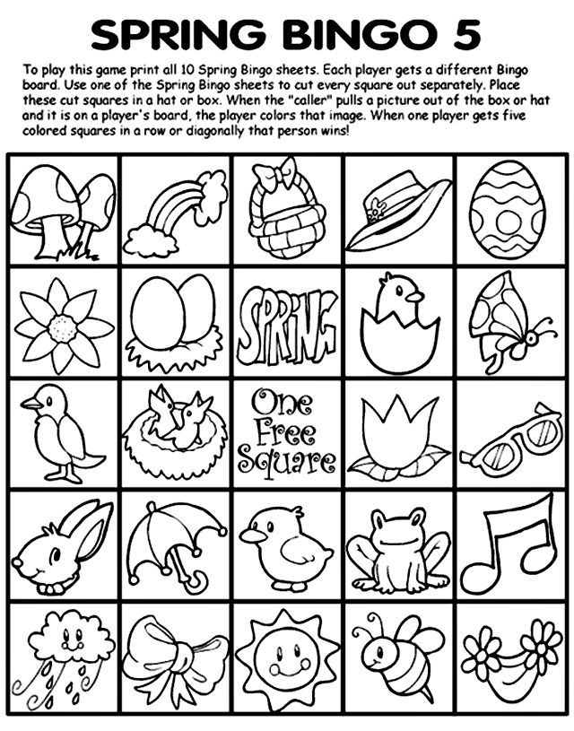 Spring Bingo 5