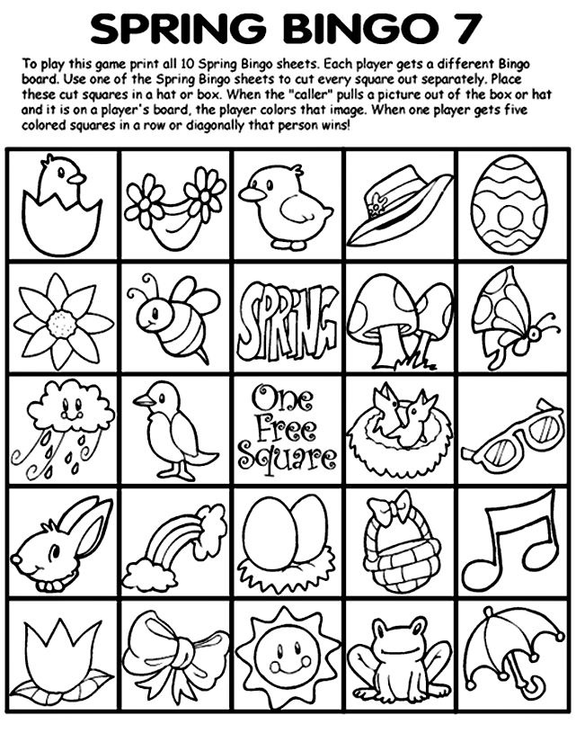 Spring Bingo 7