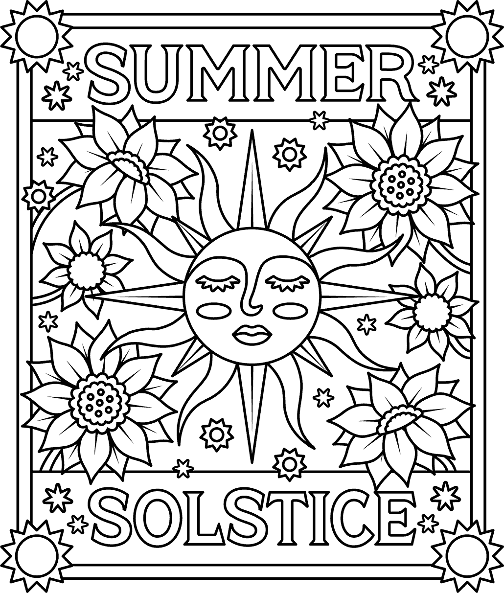 Summer Solstice Sun