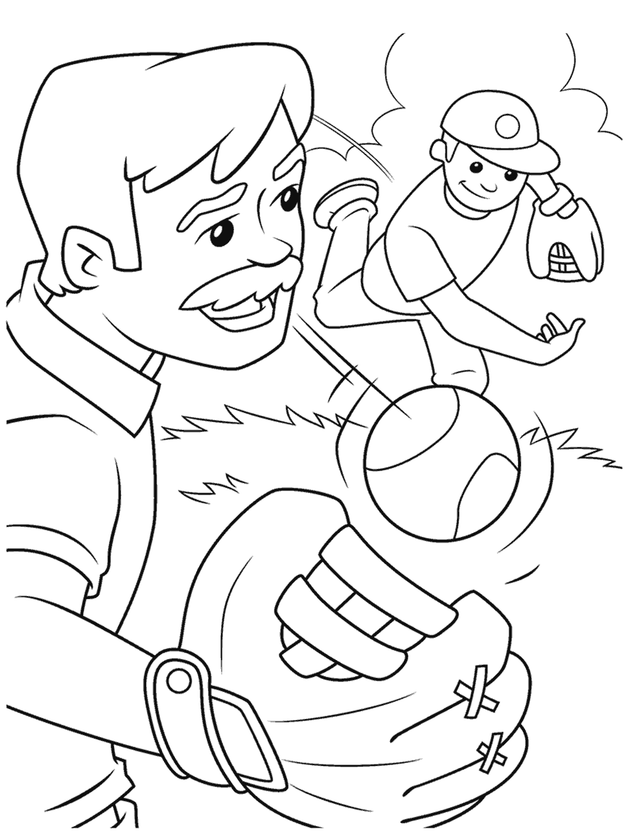 Padre e figlio che si divertono