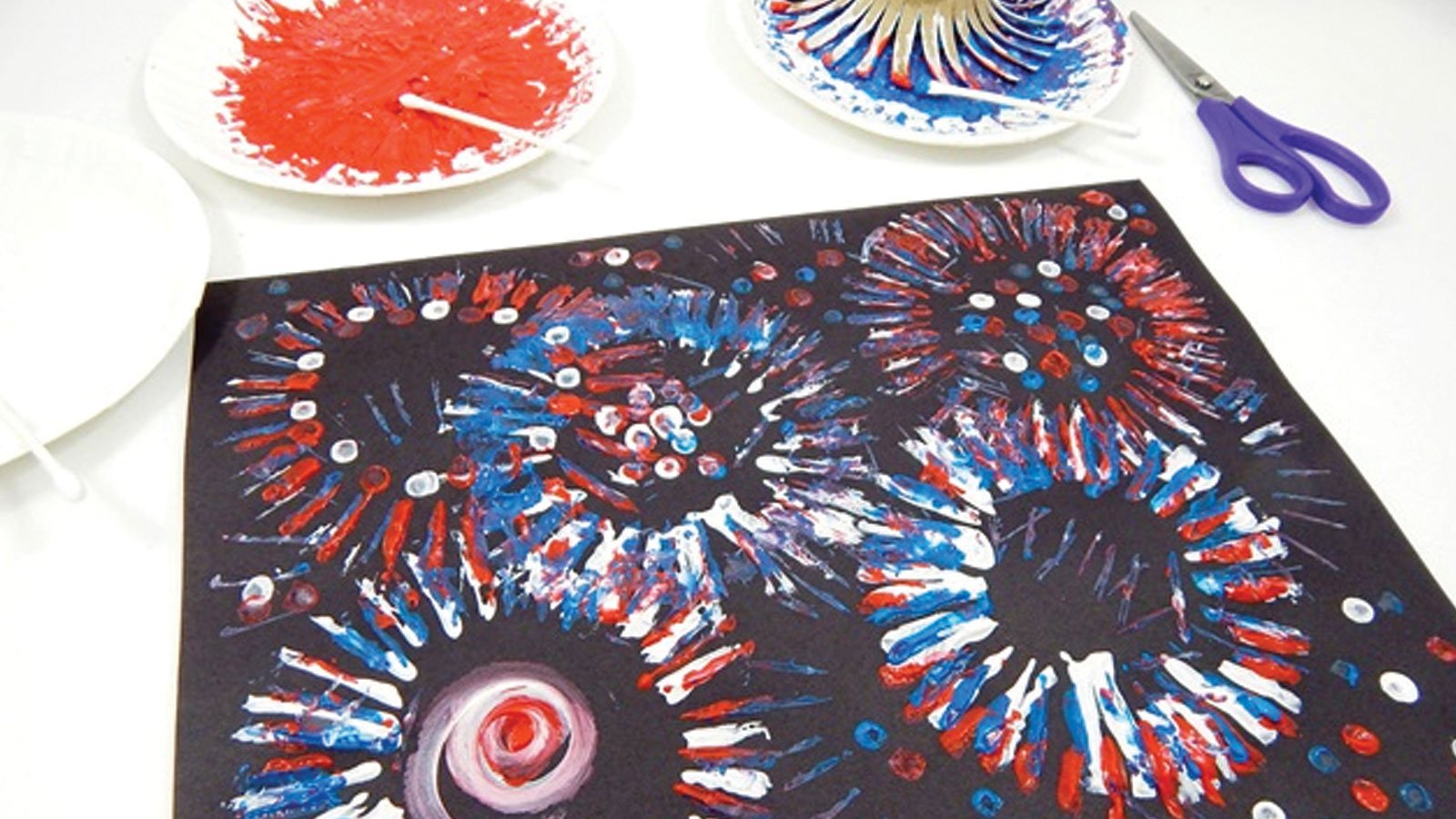 Cardboard Tube Fireworks