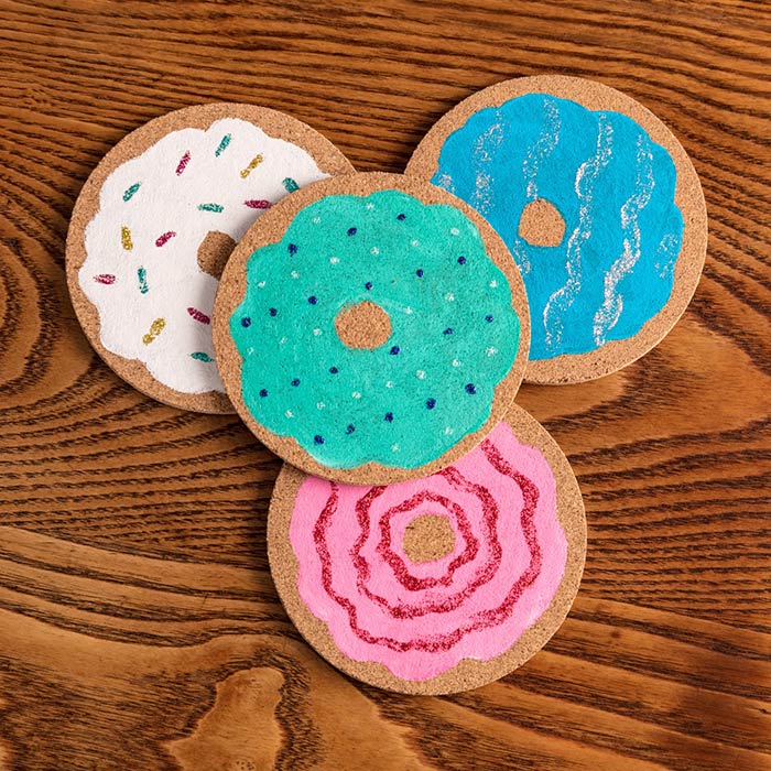 Donut Coasters