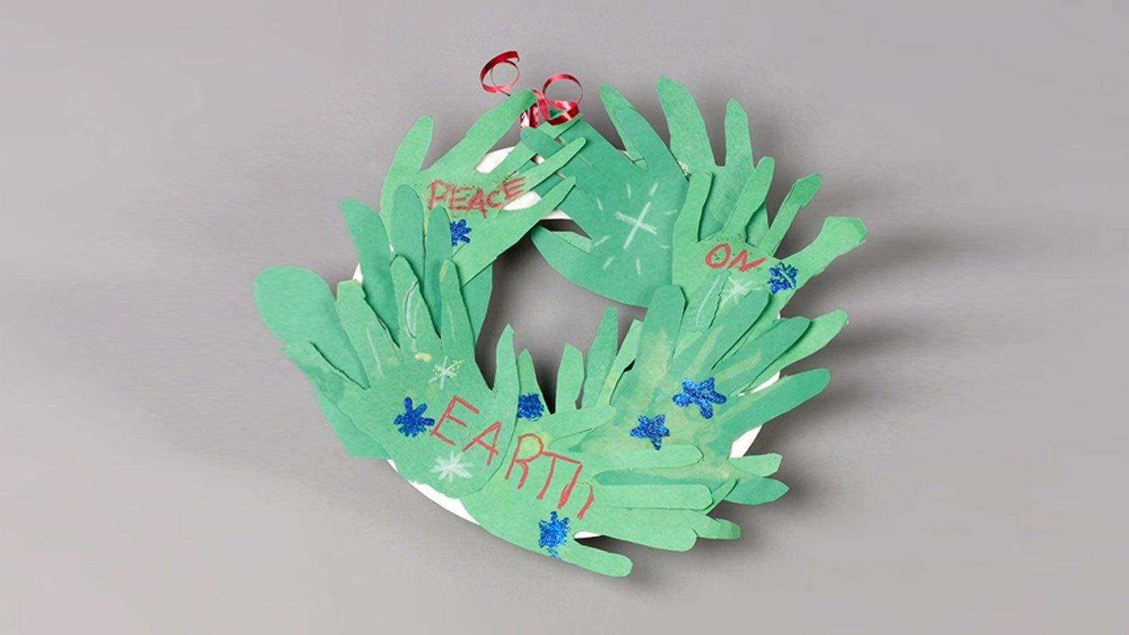 Holiday Hand Wreath