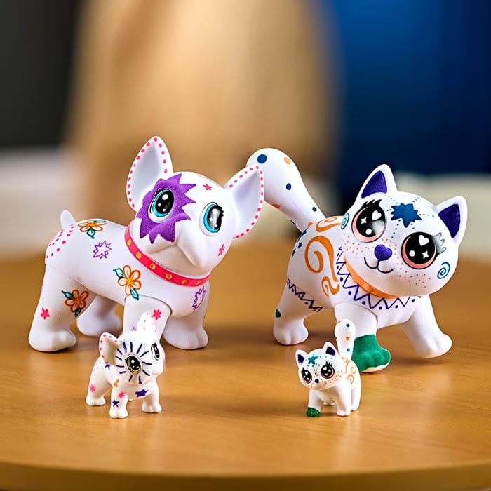 Wilbur and Jenny Scribble Scrubbie Jumbo Pets