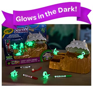 Dino pets that glow in the dark.