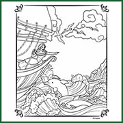 Story Creator Sea Princess Coloring Page