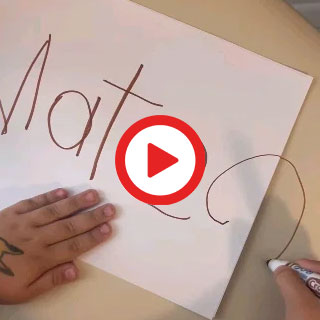 Teacher Amanda Lorenzo demonstrates Crayola Ultra Clean