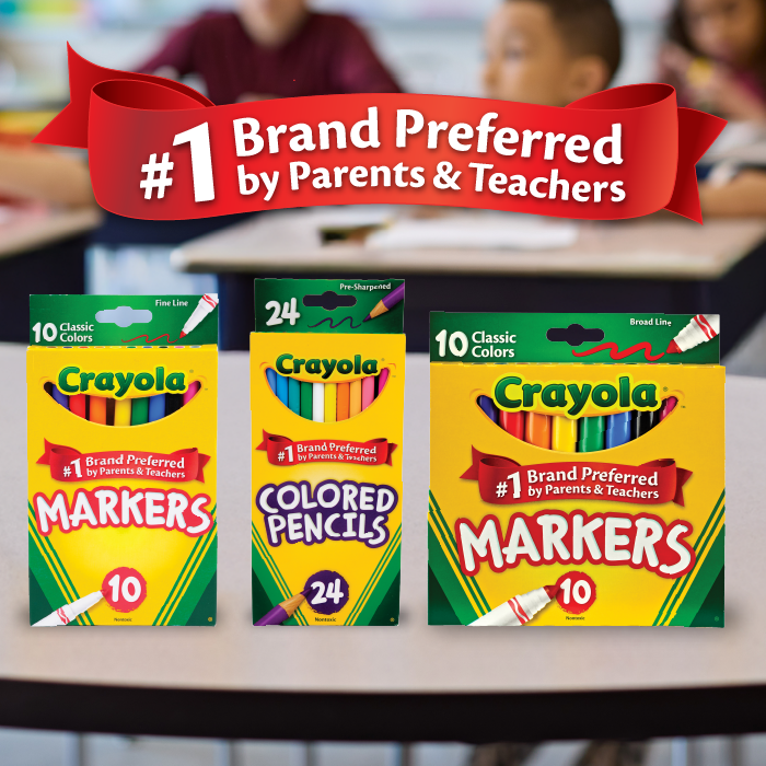 Back to school with the #1 brand preferred by parents & teachers.