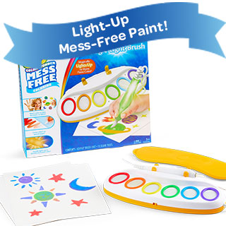 Light-Up and Mess-Free painting!
