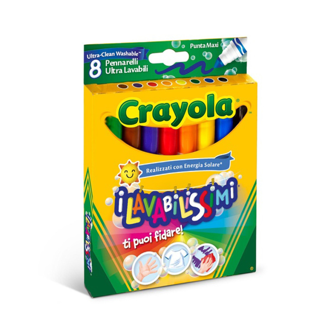 Ultra-Clean Washable Markers, Pack of 8 side view