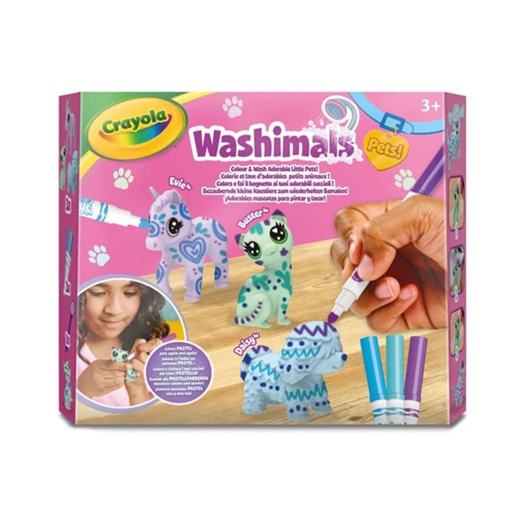 Washimals Scribble Scrubbie Pets, Pack of 3 front view